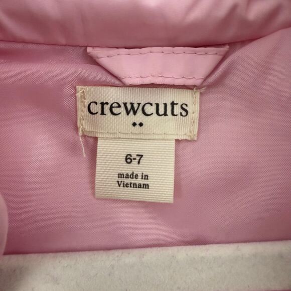Crewcuts‎ Girls Quilted Pink Puffer Vest Size 6-7 - Picture 4 of 4